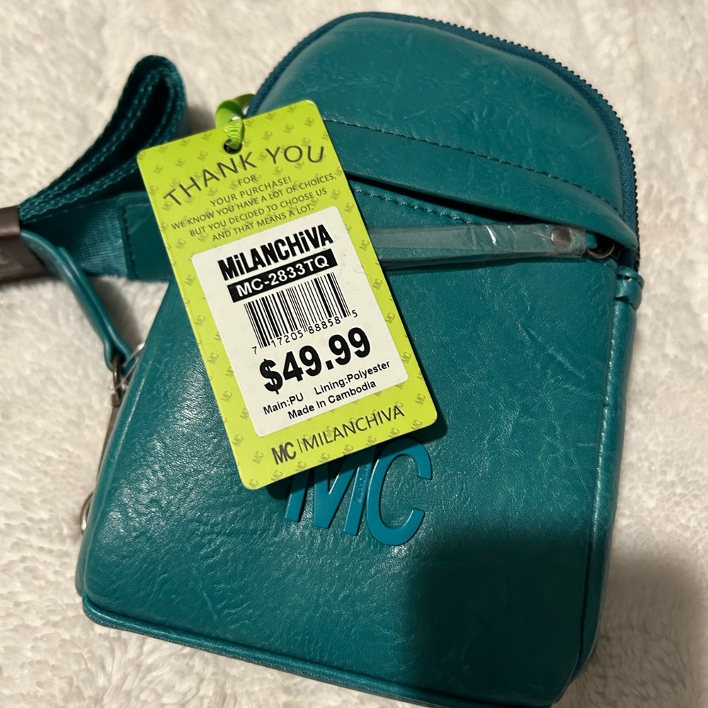 Teal Crossbody Bag